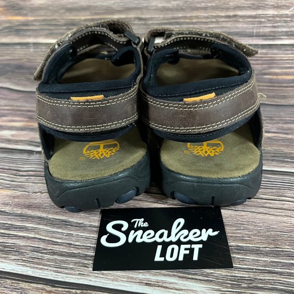 Timberland Breakwater Men's Brown Leather Strap‎ Sandals - Picture 4 of 8